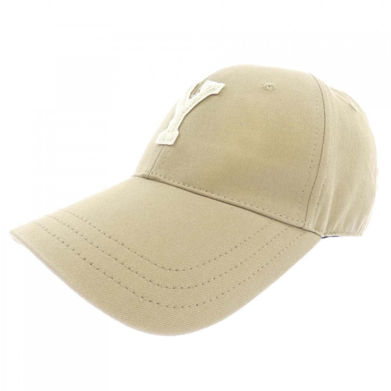 Totoroヒョンジン着用YSLロゴ キャップ （一度試着のみ） C (やや傷や汚れあり)】サンローラン SAINT LAURENT 816871 キャップの
