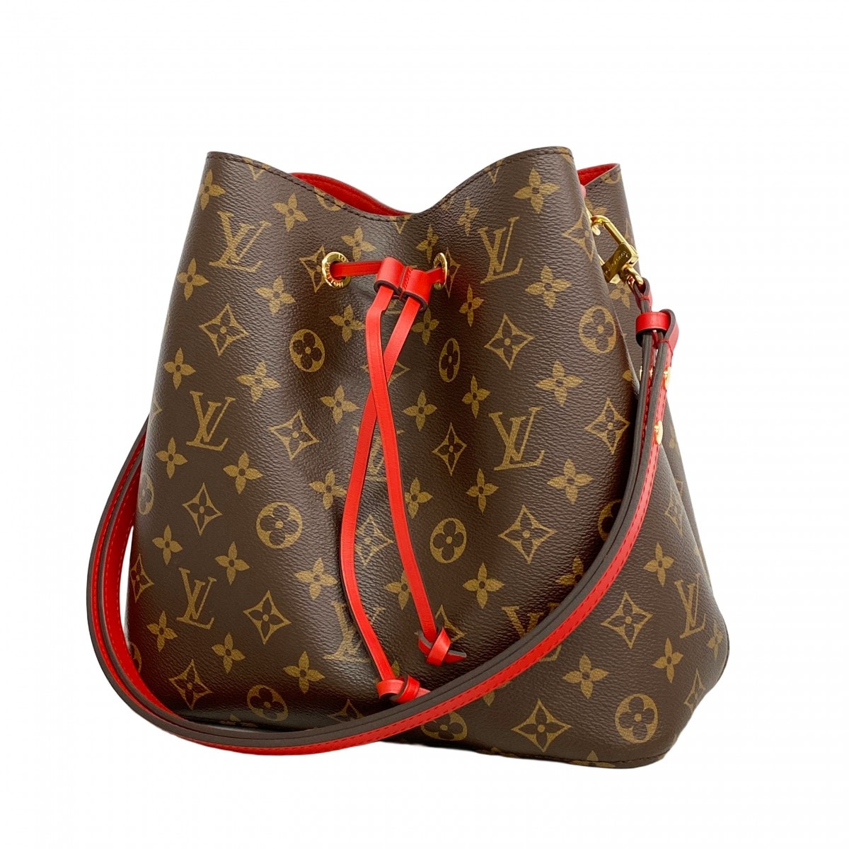 ★最終価格【6db1297】ルイヴィトン ショルダーバッグ モノグラム ネオノエMM M44021 ブラウン コクリコ【中古】レディース