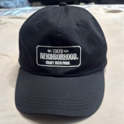 NEIGHBORHOOD Dad Cap . EC "Black"