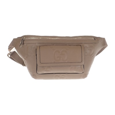 グッチ GUCCI ジャンボGG ベルトバッグ 645093 ボディバッグ レザー ブラウン メンズ【中古】【Aランク】