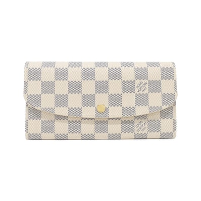 ルイヴィトン ダミエ アズール ポルトフォイユ エミリー N41625 財布