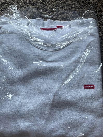 Supreme Small Box Crewneck "Ash Grey" (19FW)