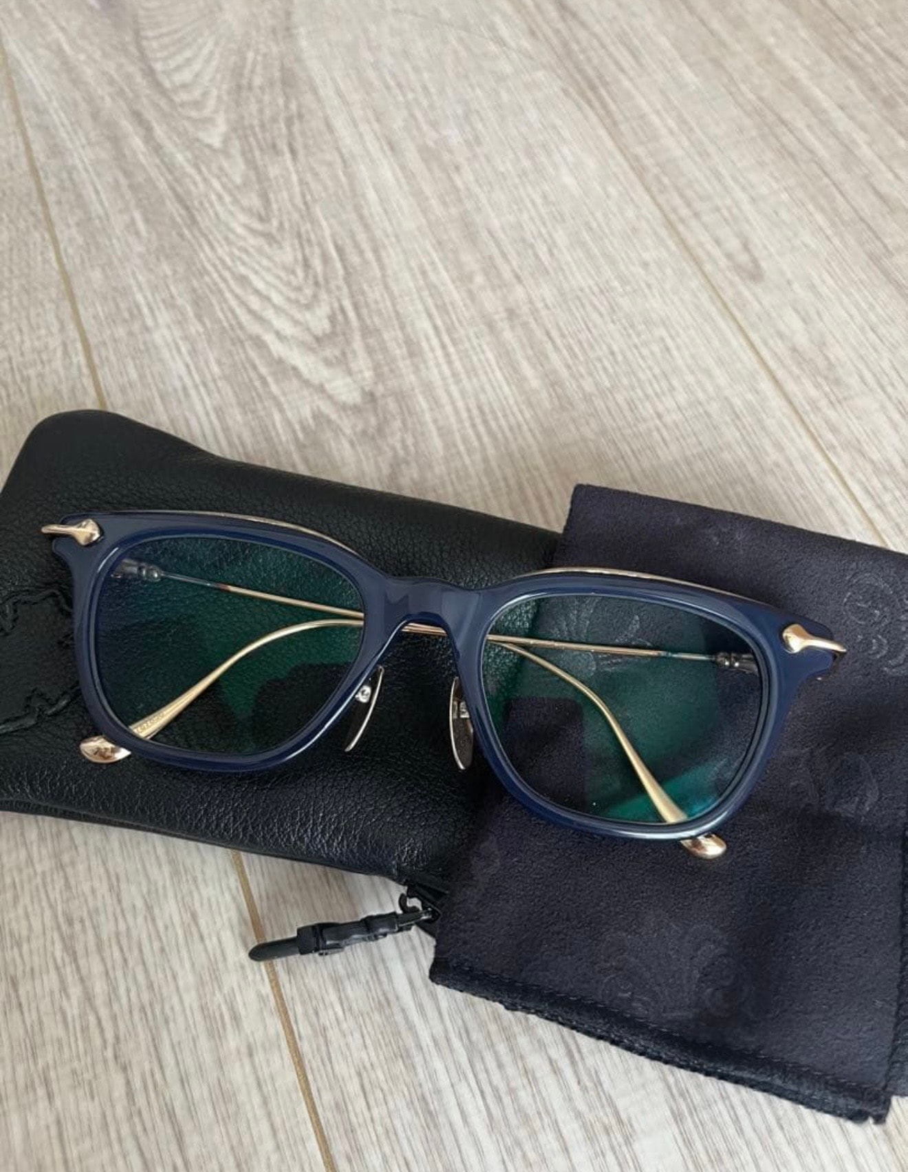 Chrome Hearts アイウェア サングラス ブルー系 メンズ