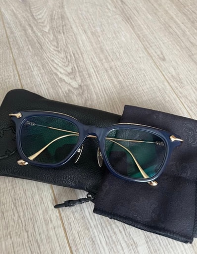 Chrome Hearts アイウェア サングラス ブルー系 メンズ