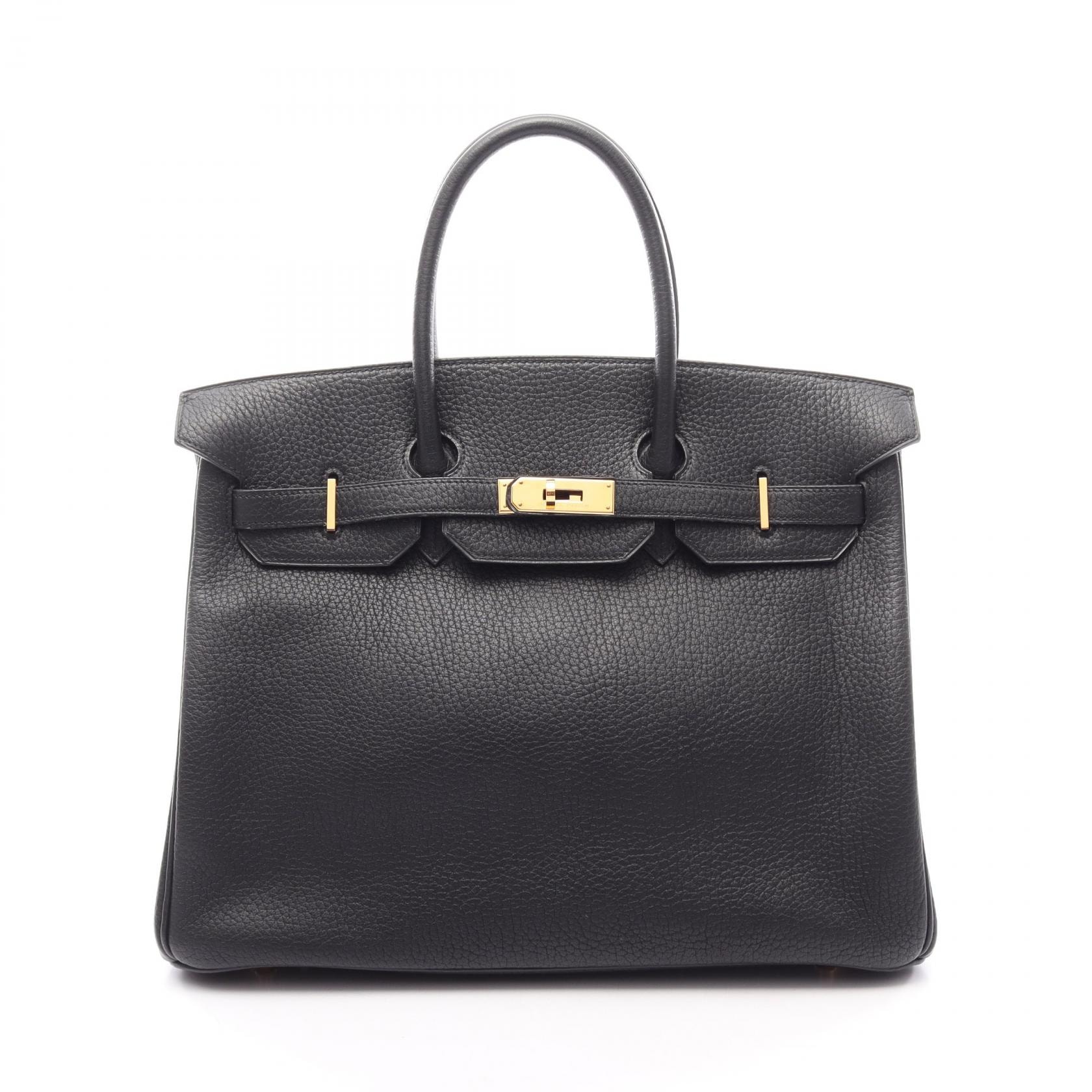 エルメス HERMES バーキン35 ハンドバッグ バッグ レザー アルデンヌ アルデンヌ ○Z刻印(1996年製造) レディース ブラック系 【中古】