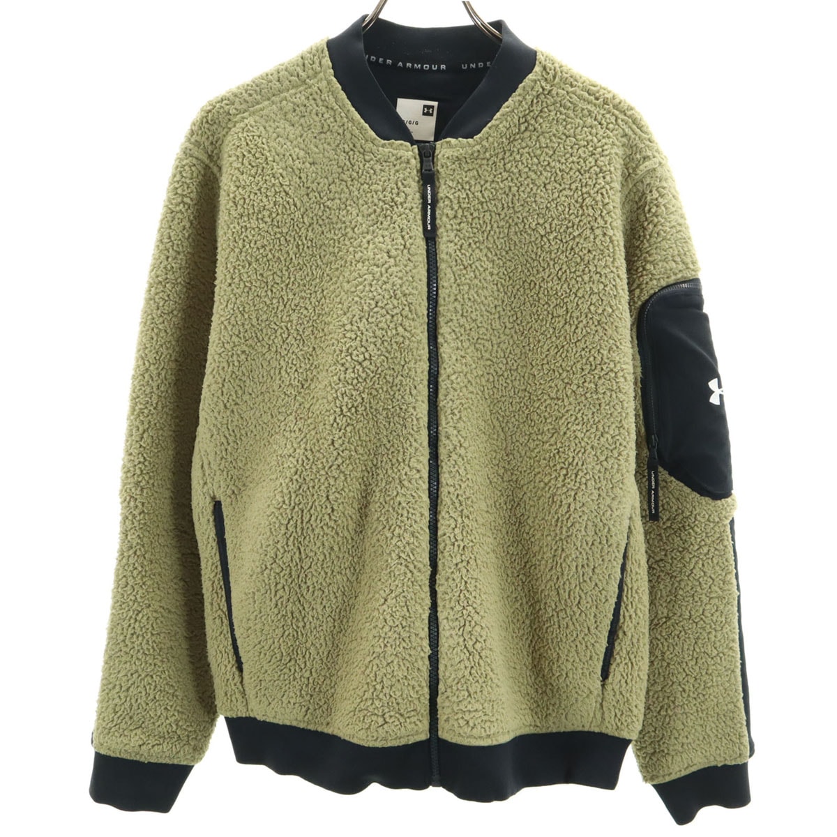 UNDER ARMOUR アンダーアーマー ボア フリースジャケット LG カーキ
