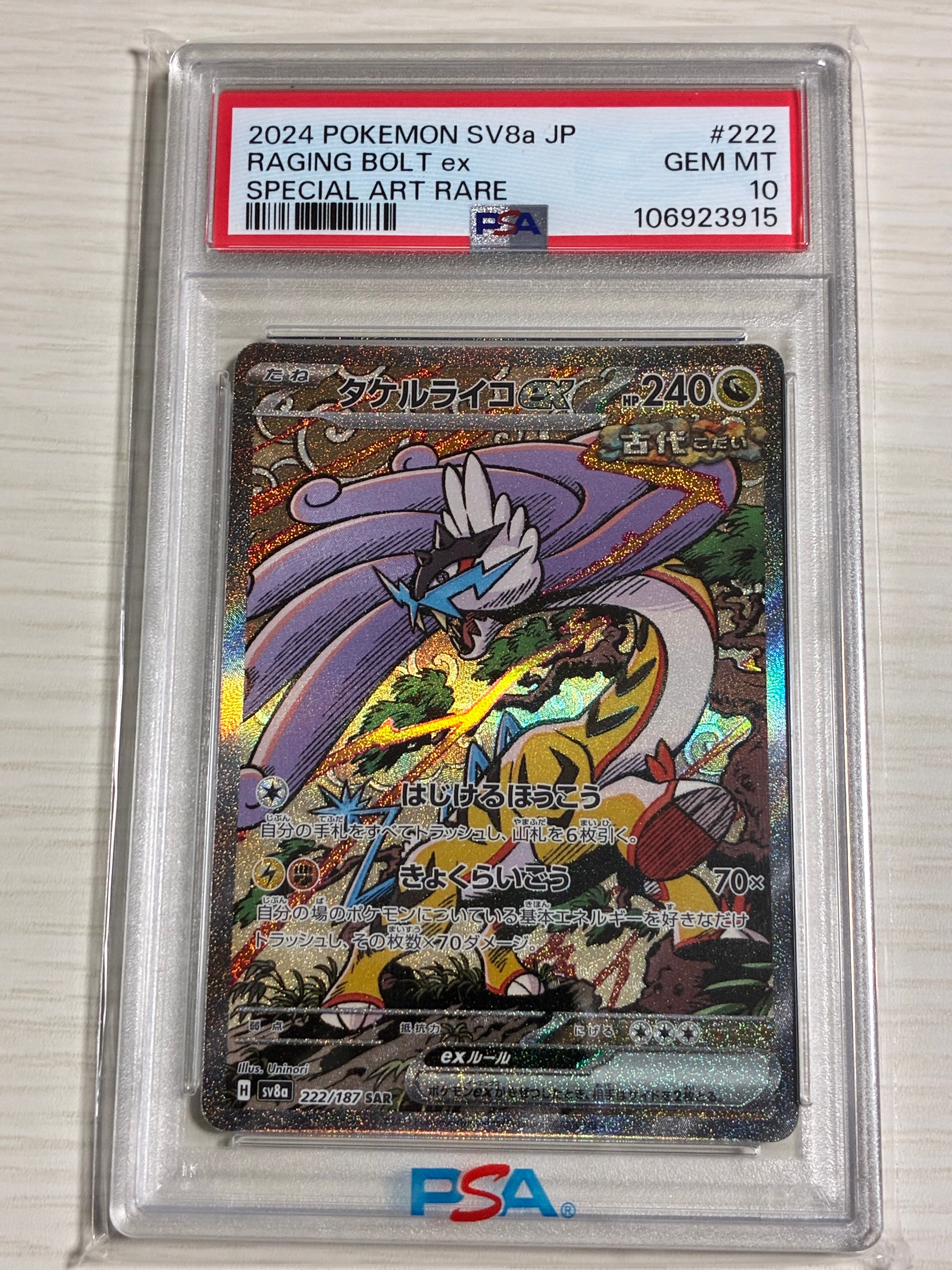 タケルライコex SAR [SV8a 222/187](ハイクラスパック「テラスタル