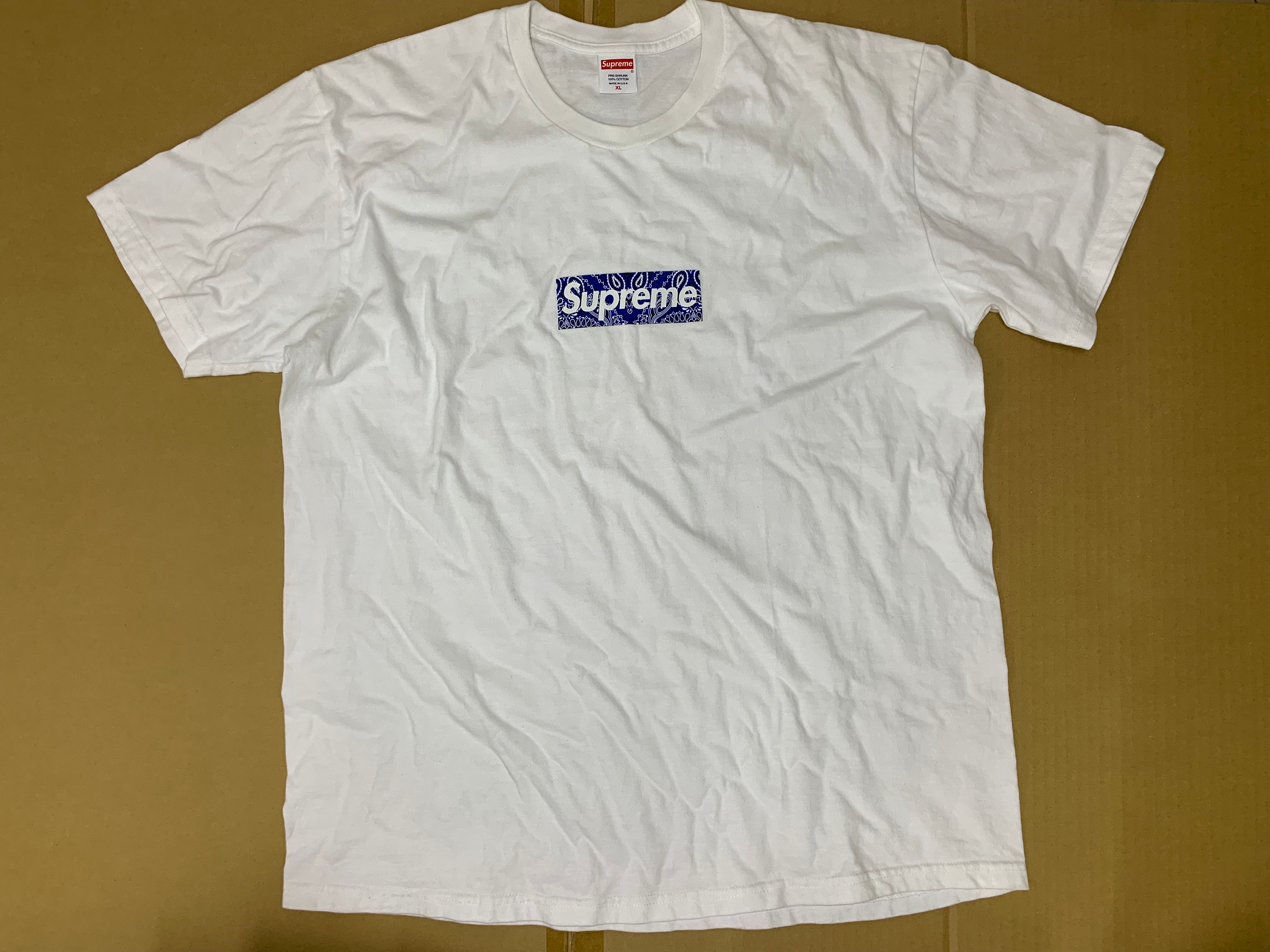 Supreme Bandana Box Logo Tee "White"