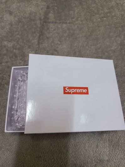 Supreme Debossed Glass Ashtray "Clear"