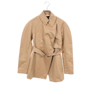 セリーヌ CELINE トレンチコート 衣料品 アウター コットン レディース ベージュ系 【中古】