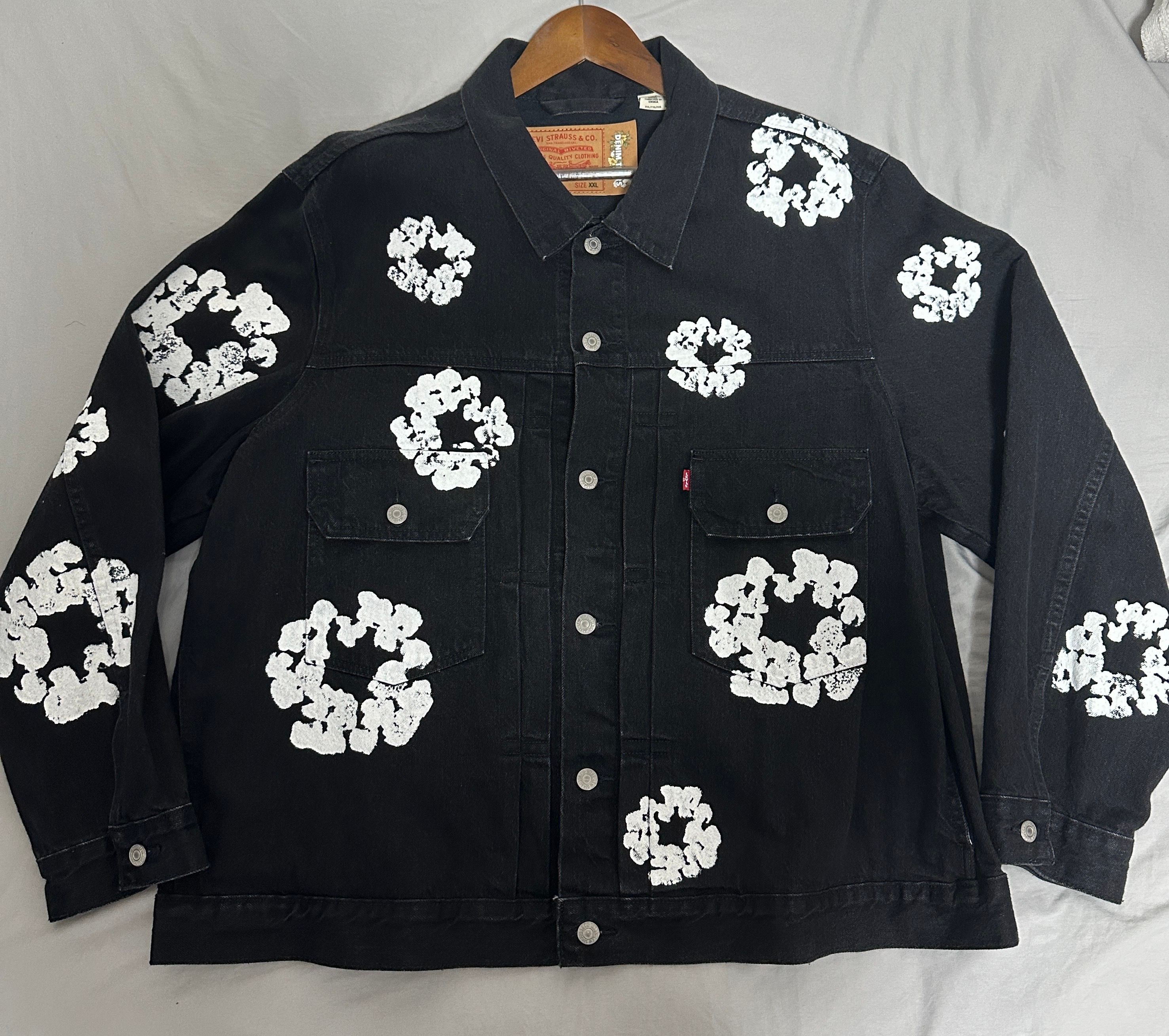 LEVI'S x Denim Tears Type-2 All Over Wreath "Black"