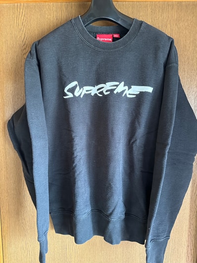 Supreme Futura Logo Crewneck "Black"