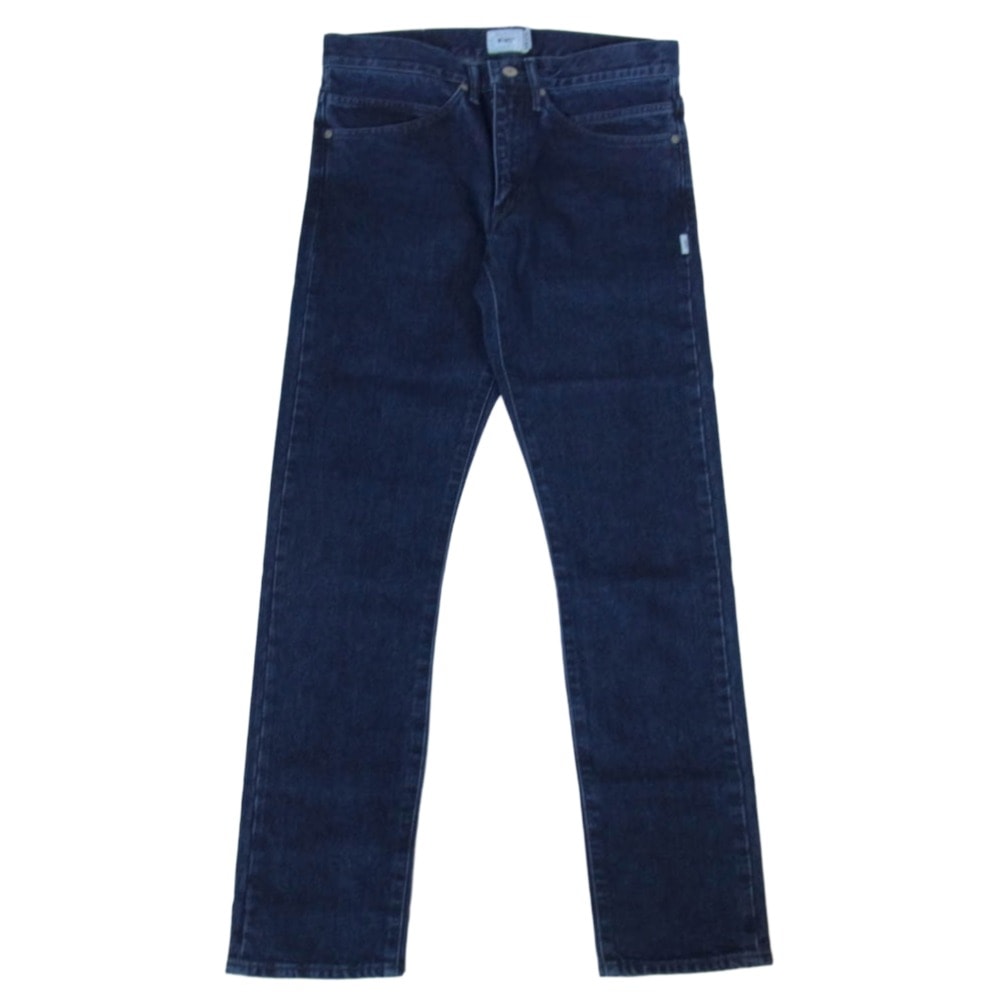 WTAPS ダブルタップス デニムパンツ 22AW 222BRDT-PTM02 Blues Skinny Trousers Cotton Denim スキニーデニムパンツ インディゴブルー系 2【極上美品】【中古】