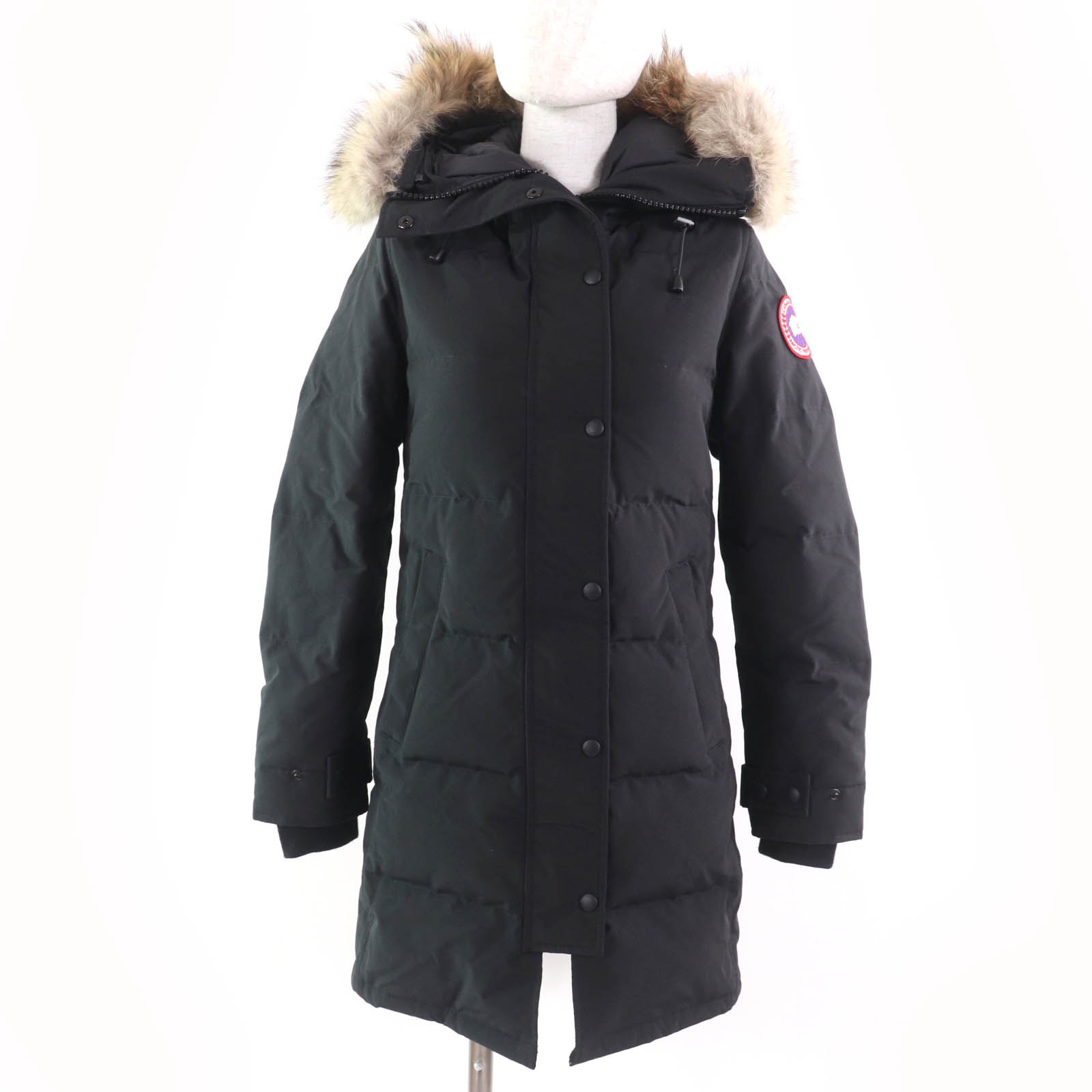美品 カナダグース
 ダウンコート MACKENZIE PARKA マッケンジーパーカ ブラック レディース S 2302JL