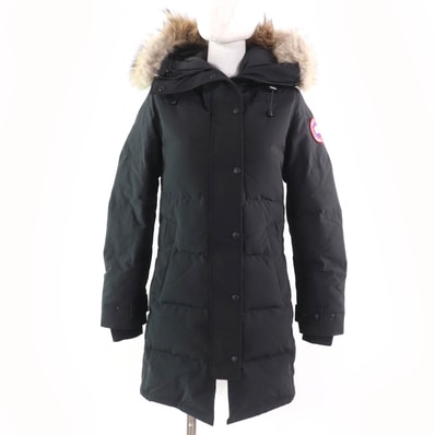 美品 カナダグース
ダウンコート MACKENZIE PARKA マッケンジーパーカ ブラック レディース S 2302JL
