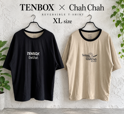 TENBOX × Chah Chah リバーシブル ロゴTシャツ XL ロンバケ