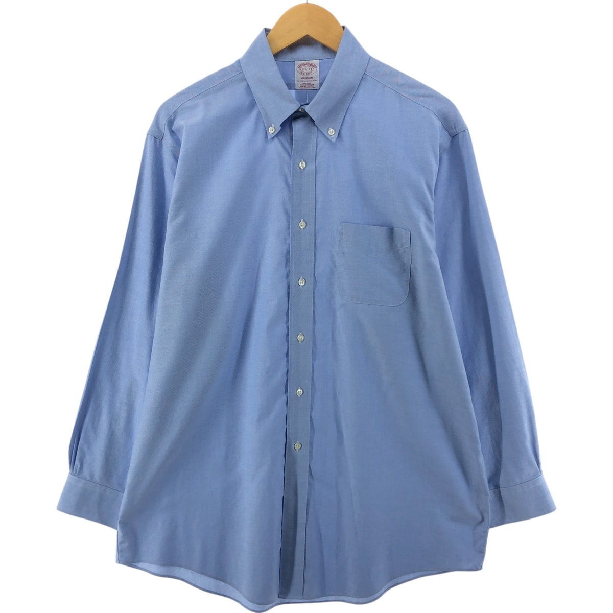 古着 ブルックスブラザーズ Brooks Brothers Est.1818 MADISON 長袖 ボタンダウンシャツ メンズL相当/eaa526650