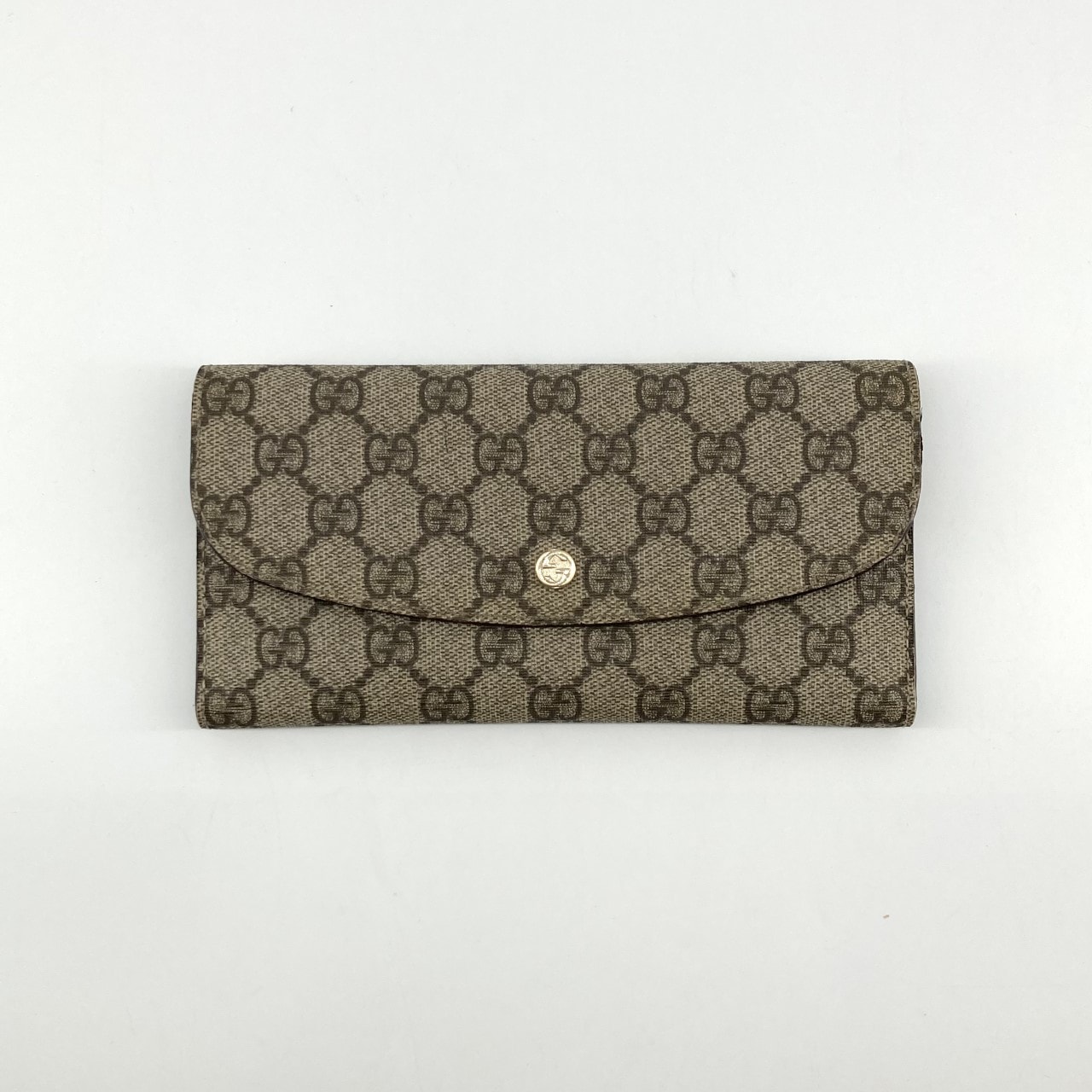 GUCCI(グッチ) GGスプリーム 256926 長財布 グレージュ