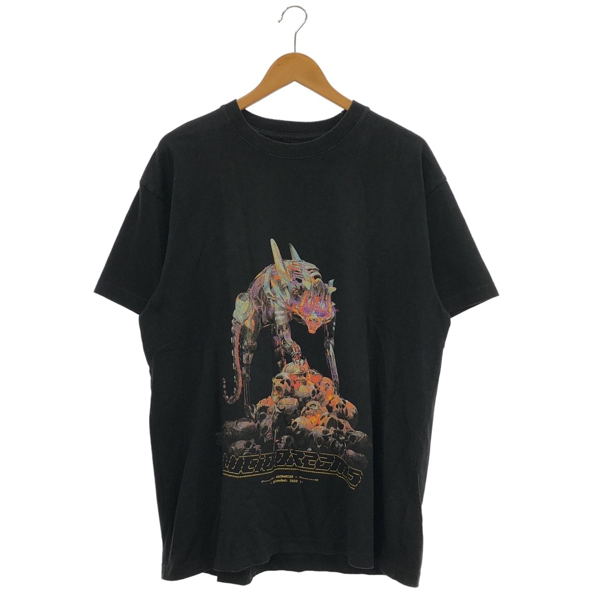 アルケミスト ブラック グラフィックロゴ Tシャツ