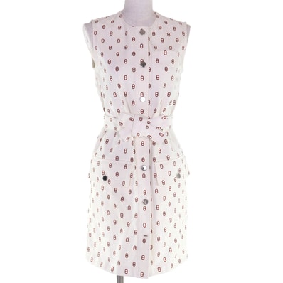 極美品 エルメス ワンピース ホワイト レディース 34 4E0552D3