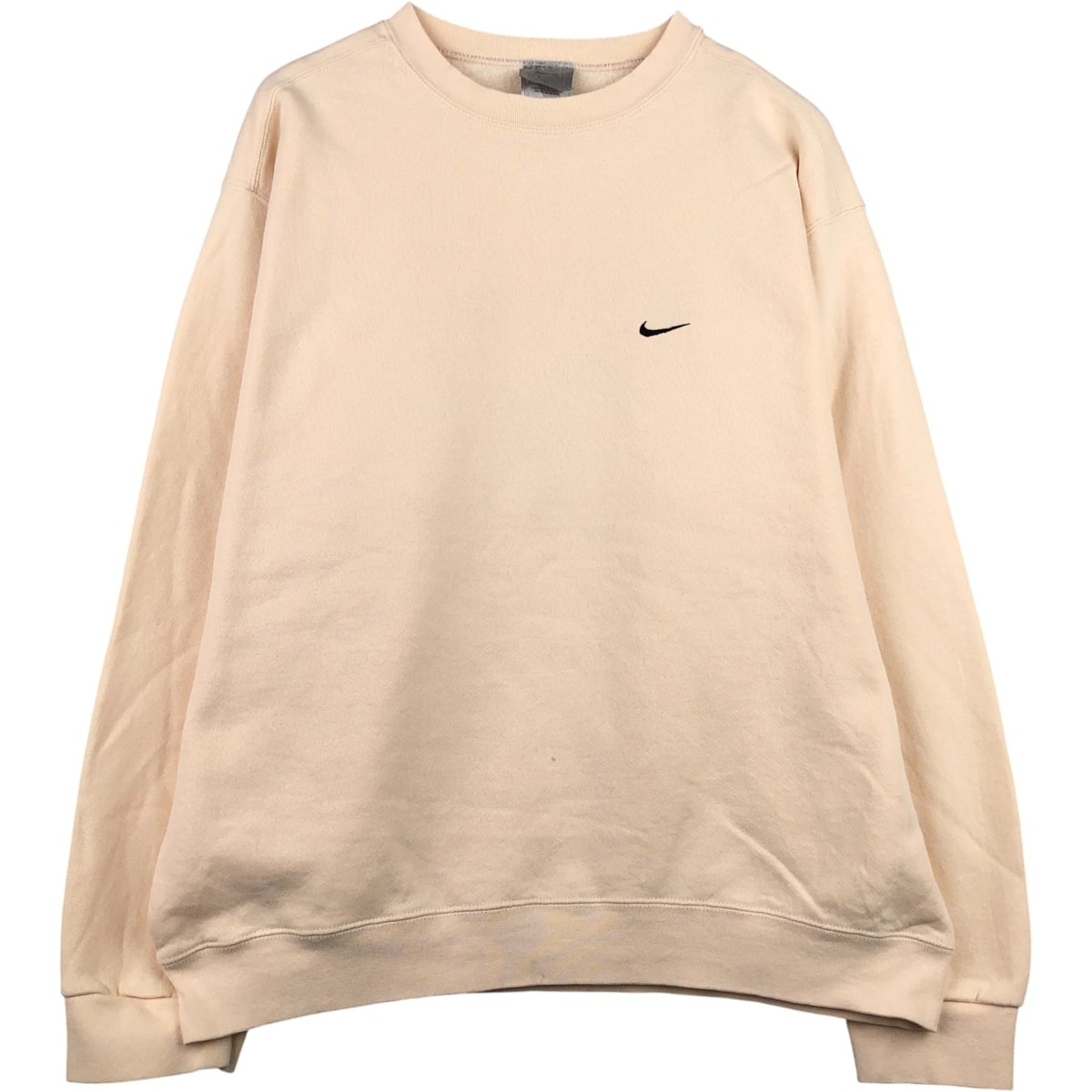 古着 00年代 ナイキ NIKE ワンポイントロゴスウェットシャツ トレーナー メンズL相当/eaa588247