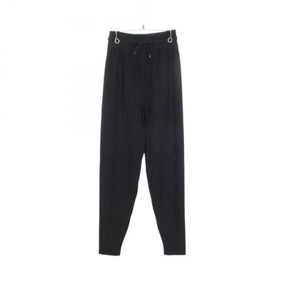 エルメス HERMES Hロゴ ニット パンツ 衣料品 ボトムス ウール レディース ブラック系 【中古】
