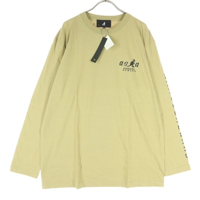 未使用 KANGOL カンゴール 長袖 Tシャツ XL ベージュ系 ロンT