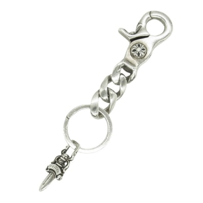 CHROME HEARTS クロムハーツ(原本無) その他アクセサリー CLP CHN CLASSIC-S ショート クラシックリンク キーチェーン ダガー シルバー系【中古】