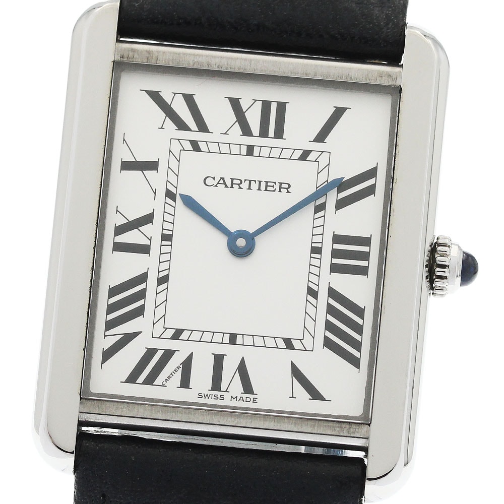 ☆良品 ★保 カルティエ タンクソロLM  WSTA0028 メンズ 【中古】