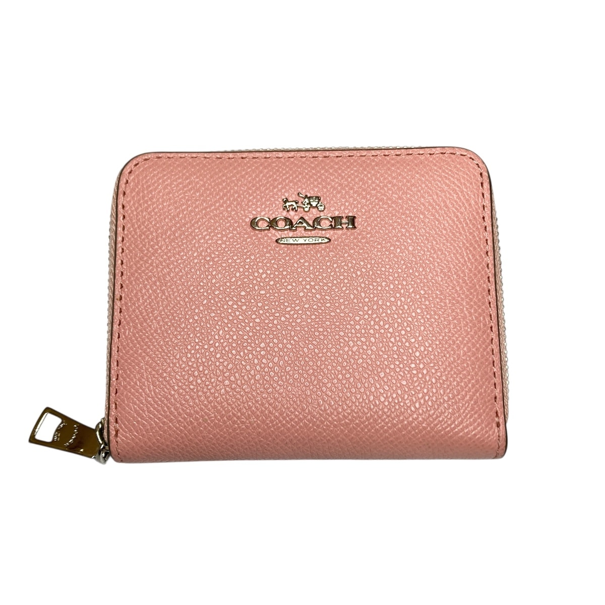 COACH コーチ コインケース 52431 レザー ピンク レディース【中古】