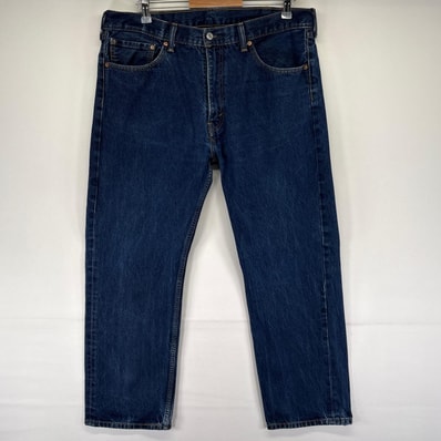 古着 リーバイス Levi's デニム パンツ 505 ジーパン 大きいサイズ ストレート ジッパーフライ W38 L30 ブルー系 メンズ