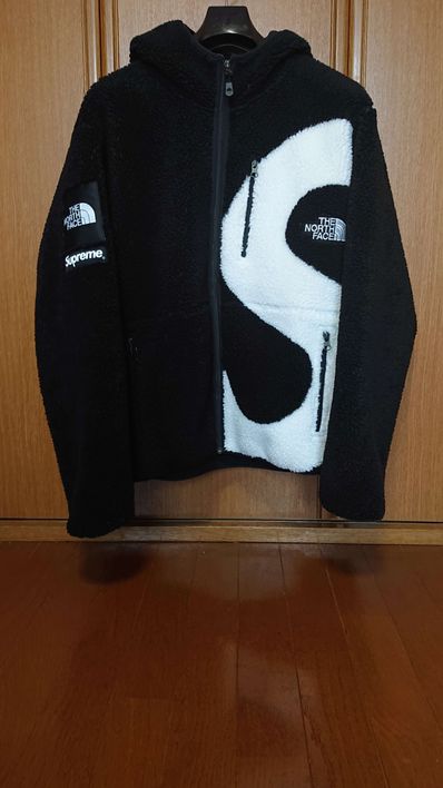 Supreme x The North Face S Logo Hooded Fleece Jacket "Black"