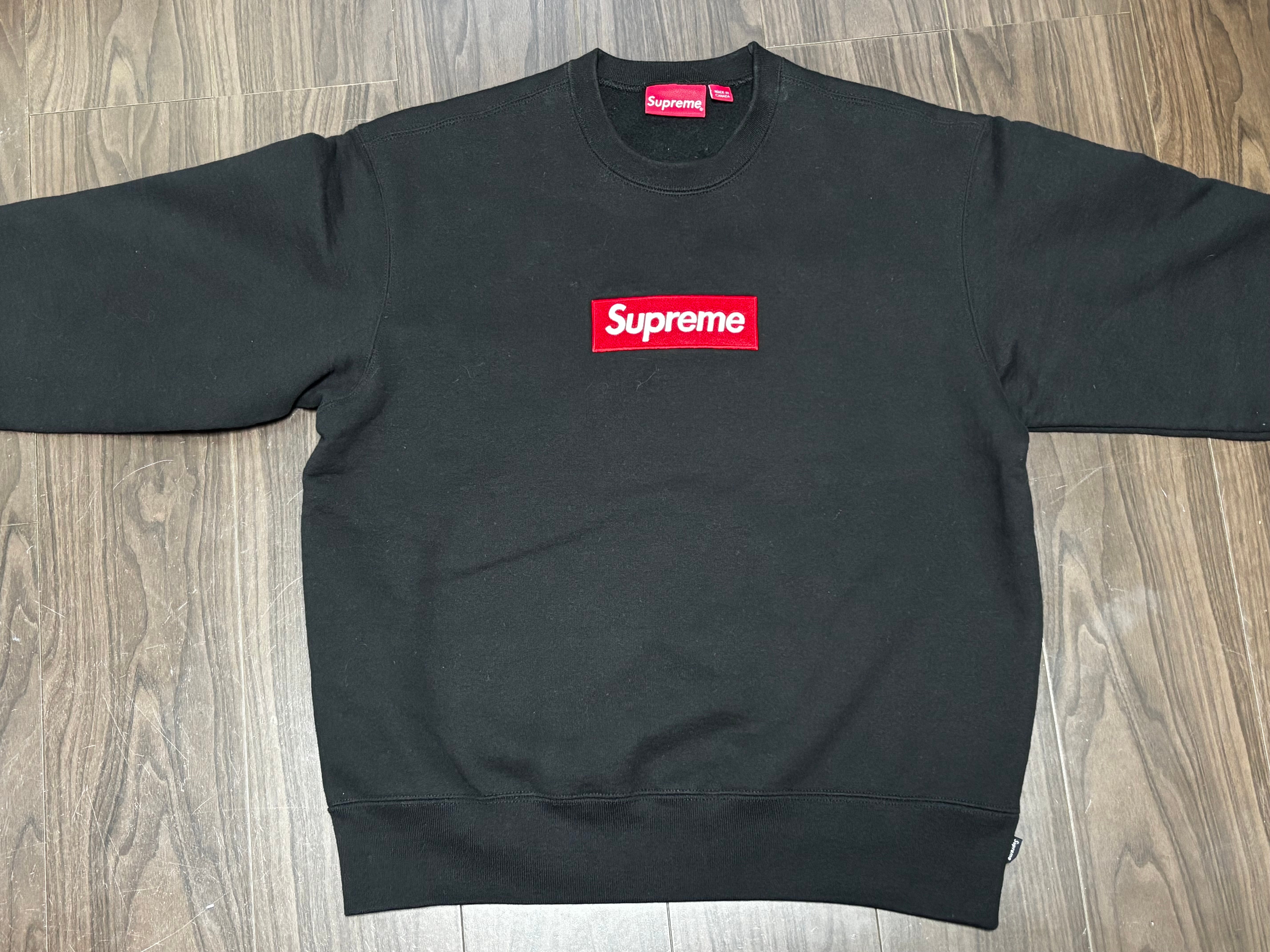 Supreme Box Logo Crewneck "Black" (22FW)