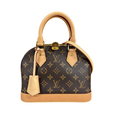 ルイヴィトン アルマBB モノグラム ショルダーバッグ モノグラムキャンバス M53152 ブラウン レディース LOUIS VUITTON 中古