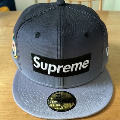 Supreme Gradient Box Logo New Era "Black"