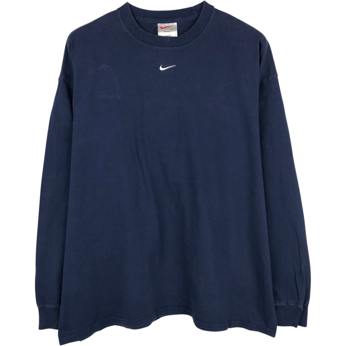 古着 90年代 ナイキ NIKE センターロゴ ロングTシャツ ロンT USA製 メンズXL相当 ヴィンテージ/eaa667953