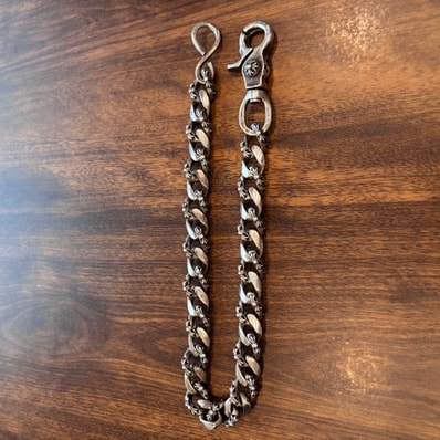 Chrome Hearts Fancy Link Chain 1 Clip long "Silver"
