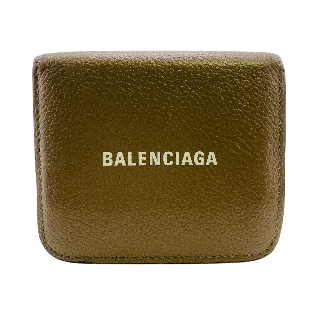 やや傷や汚れあり】バレンシアガ BALENCIAGA 二つ折り財布
