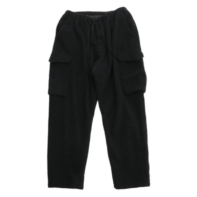 COMOLI コモリ パンツ 23AW Y03-03011 縮絨ウール 6P パンツ ブラック系 3【中古】