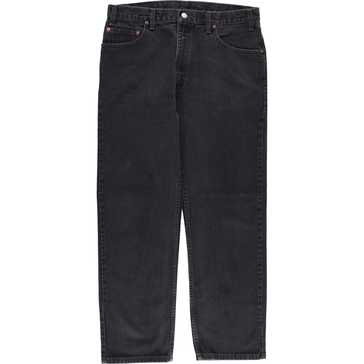 古着 00年代 リーバイス Levi's 505 REGULAR FIT STRAIGHT LEG ブラックデニム テーパードデニムパンツ カナダ製 メンズw35相当/evb033605