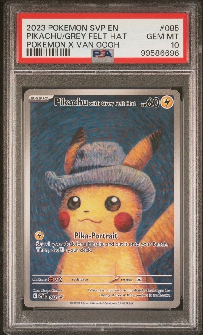 PSA 10]Pikachu with Grey Felt Hat: PROMO [SVP EN 085](SVP EN