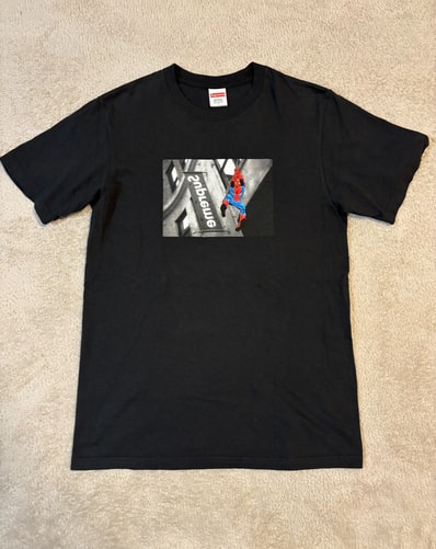 Supreme x Spider-Man Tee "Black"