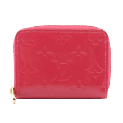 ルイ・ヴィトン LOUIS VUITTON ジッピーコインパース モノグラムヴェルニ コインケース 財布 レザー ヴェルニ ヴェルニ ローズポップ レディース ピンク系 M93054 【中古】