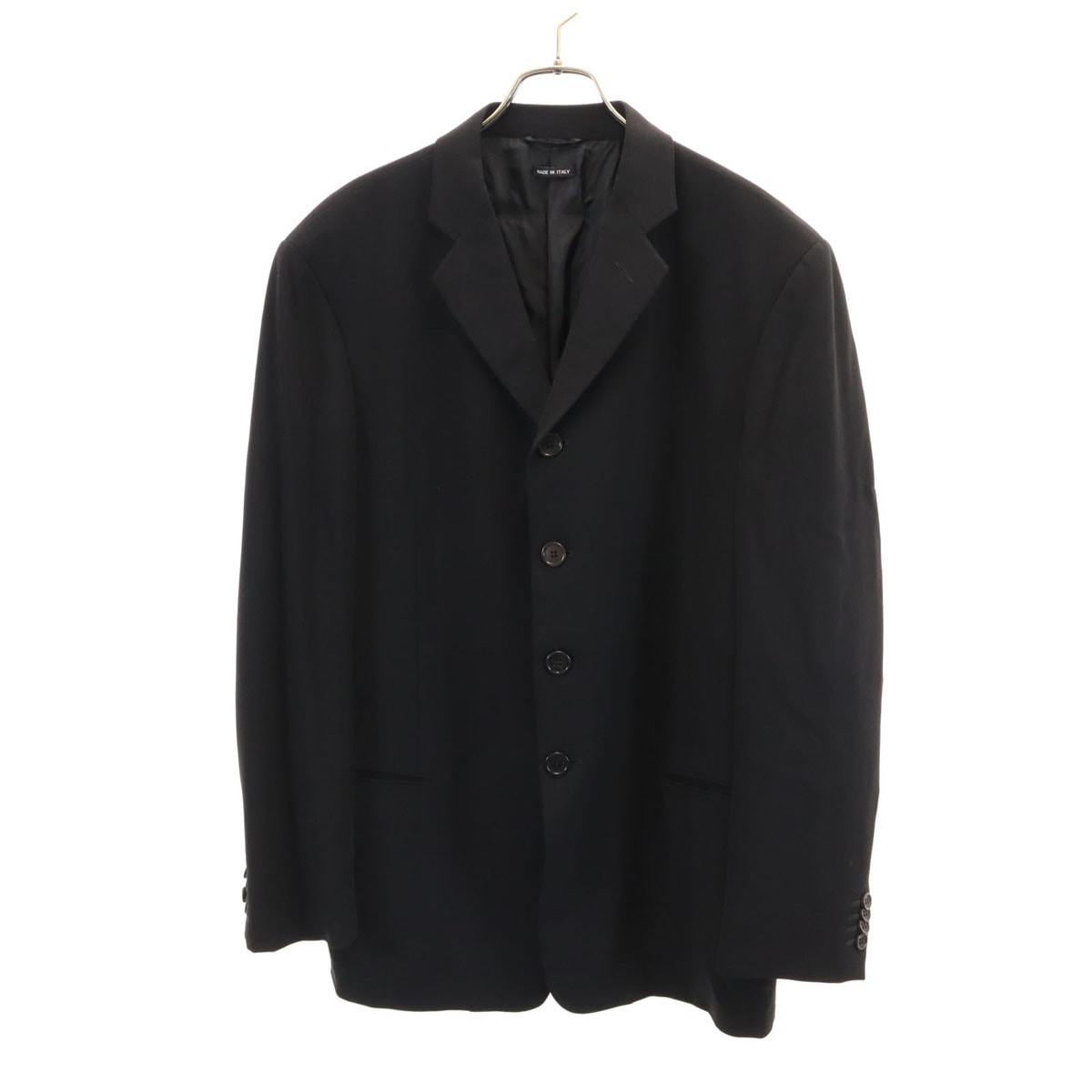 GIORGIO ARMANI ジョルジオアルマーニ 90s 00s イタリア製 オールド テーラードジャケット 52 ブラック