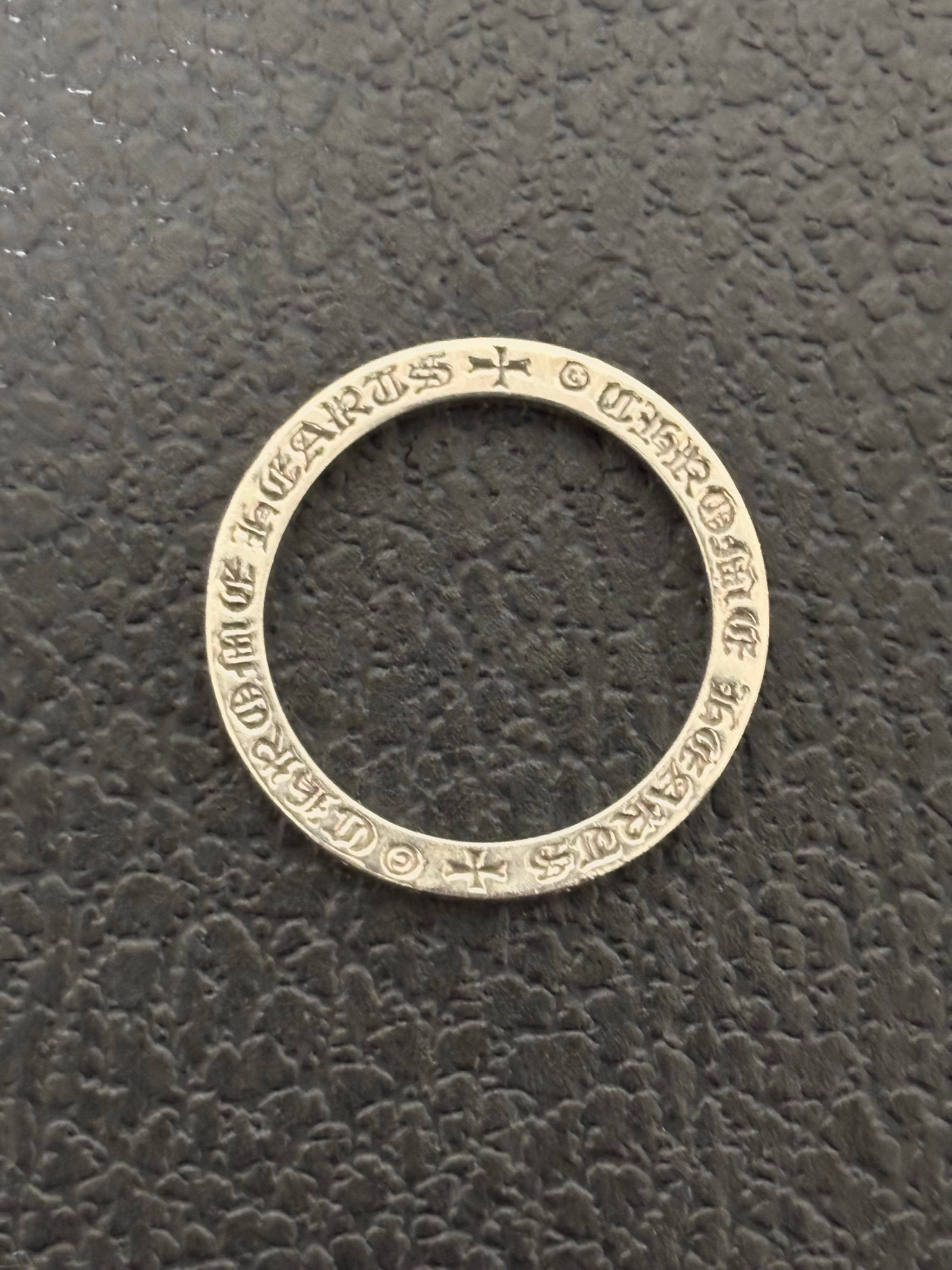 Chrome Hearts Spacer Ring 3mm CH Fuck You "Silver"