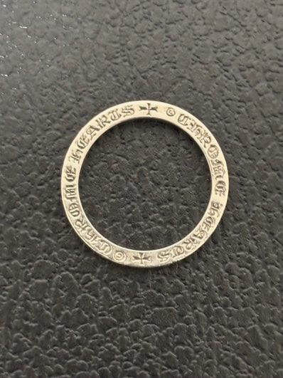 Chrome Hearts Spacer Ring 3mm CH Fuck You "Silver"