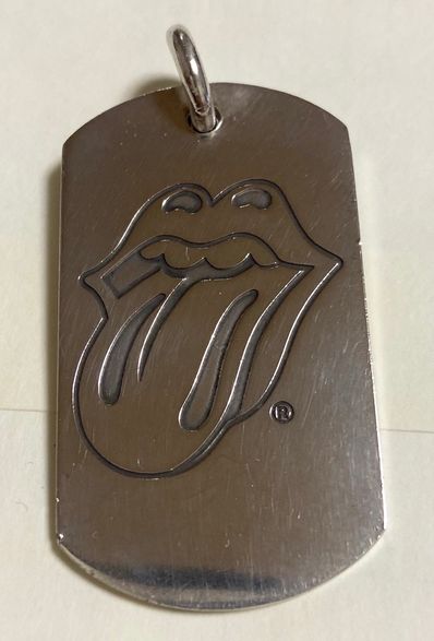 クロムハーツ ドッグタグ ラージ リップ&タン ローリングストーンズ