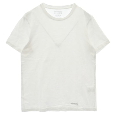 WACKO MARIA ワコマリア Tシャツ GP-003-BLANKLINE-TYPE-A HEAVYWEIGHT CREW NECK T-SHIRT ヘヴィーウェイト クルーネック Tシャツ 半袖カットソー ホワイト系 M【中古】