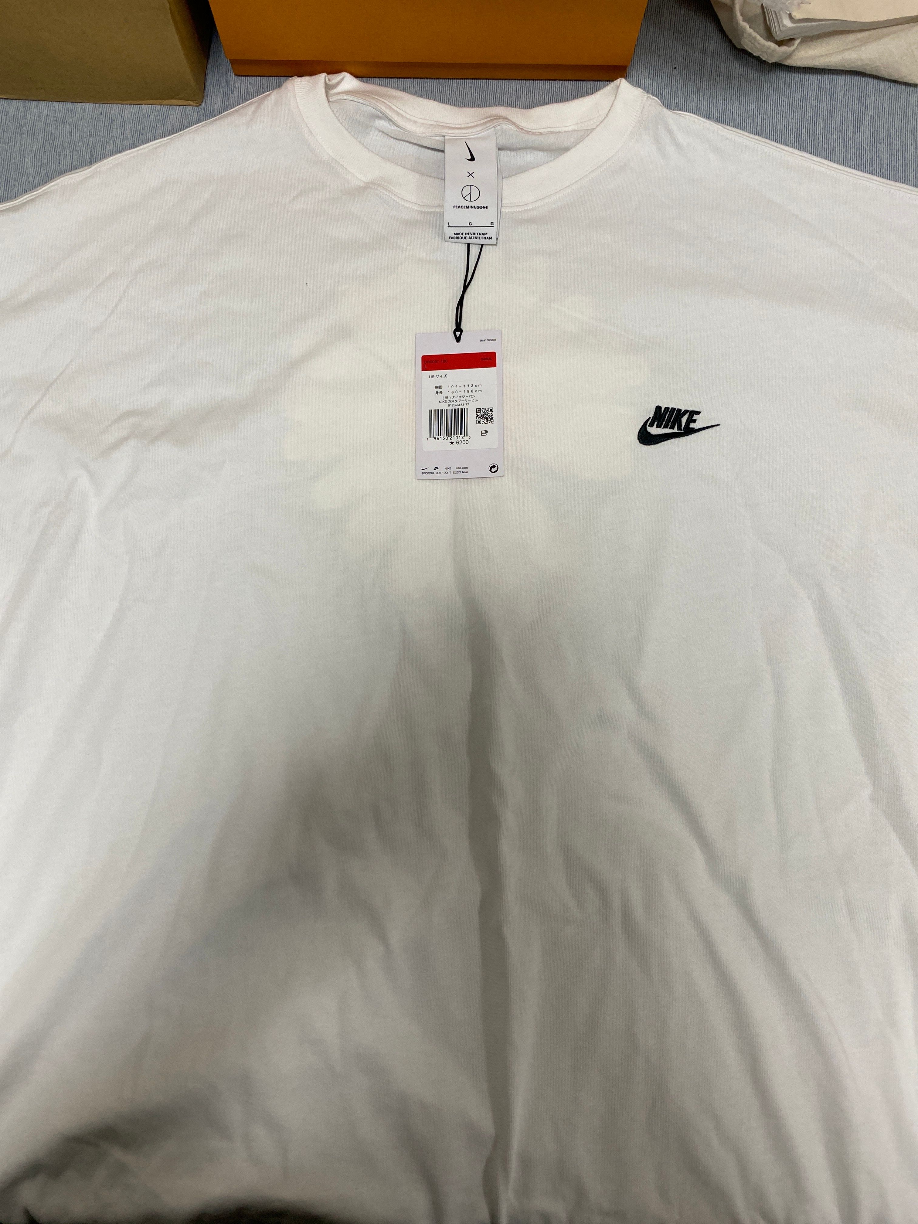 PEACEMINUSONE PMO x NIKE LS Tee "White" / G-DRAGON