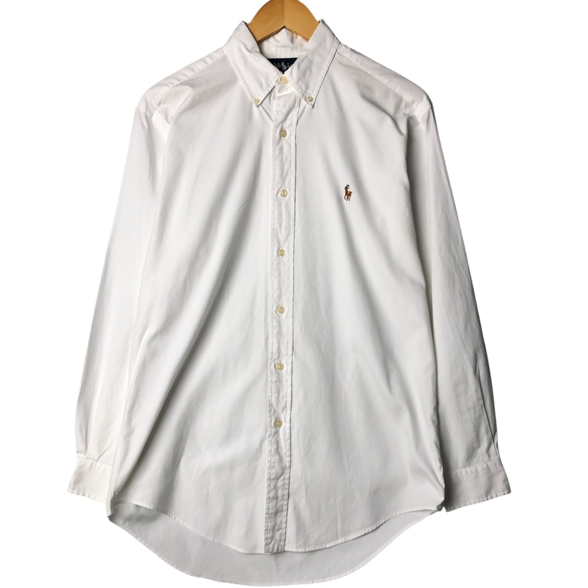 古着 ラルフローレン Ralph Lauren YARMOUTH 長袖 ボタンダウンシャツ メンズM相当/eaa579393